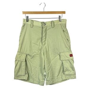 Vintage 90s 00s Quiksilver Mens Cargo Shorts Size 29‎ Khaki Outdoor Casual